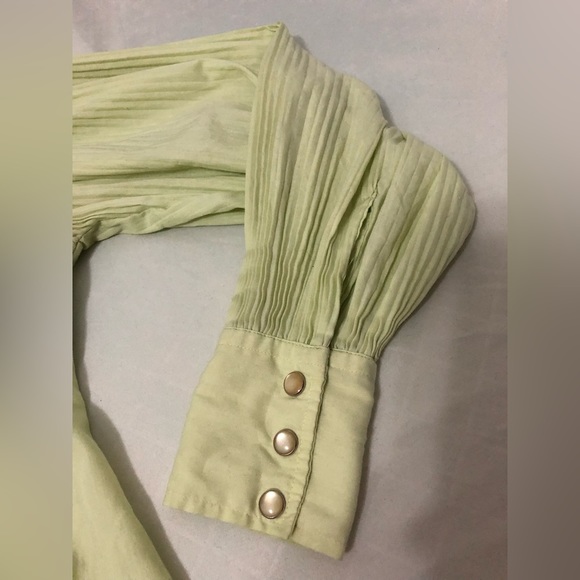 H BAR C CALIFORNIA WESTERN WEAR PEARL SNAP ACCORDION STLYE SLEEVES SIZE 34 70’S - Picture 4 of 9